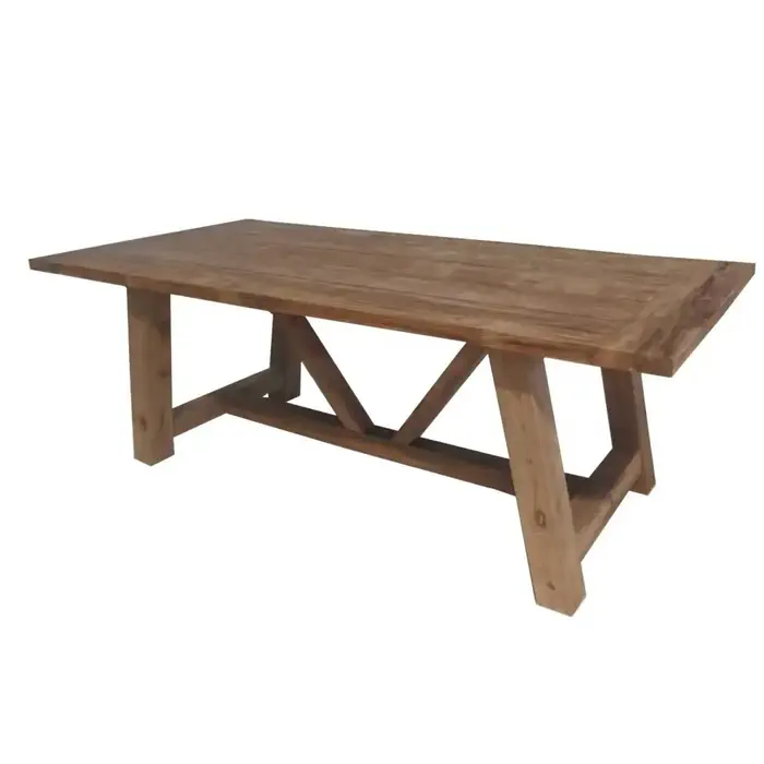 שולחן פינת אוכל מלבני 2.2 מטר מעץ דגם HENLEY אאוטלט