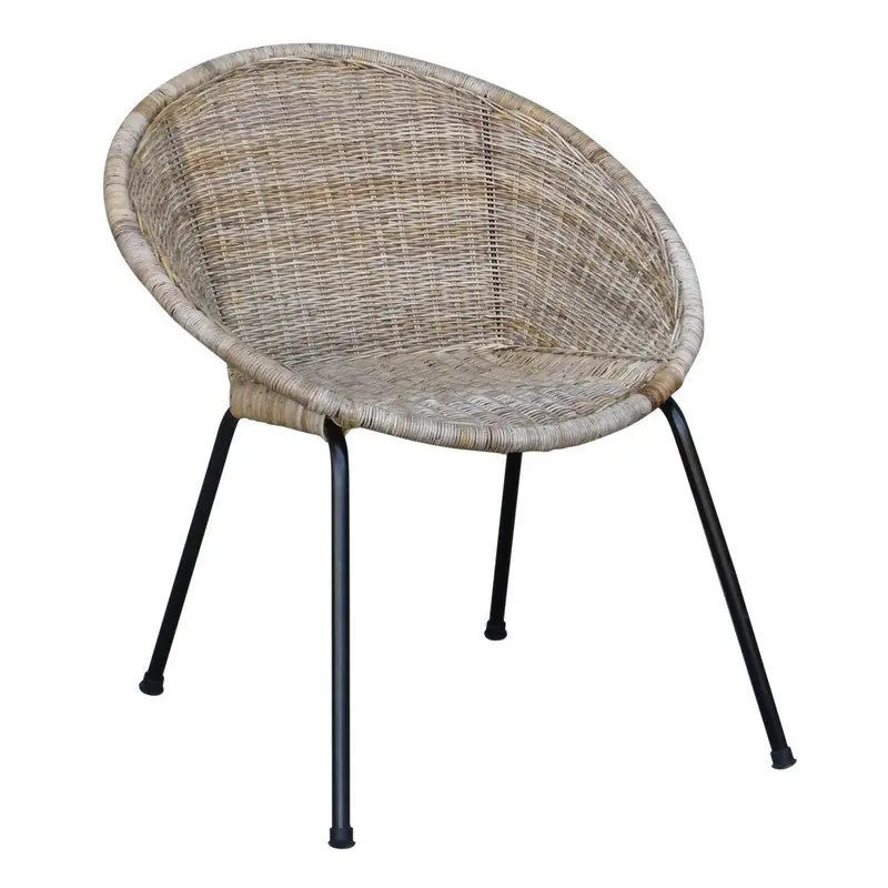כיסא מראטן לגינה דגם Birdy Chair מתצוגה