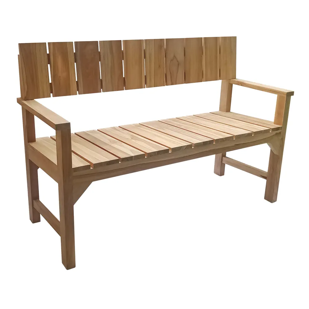 ספסל מעץ טיק Fenti Bench