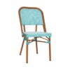 כיסא דגם לינוקס אלומיניום משולב בד טקסטילן - מיוחד למסעדות