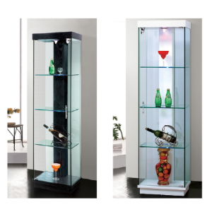 ויטרינה זכוכית דגם 302 – עם תאורת LED פנימית