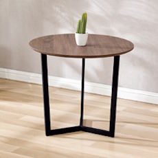 שולחן קפה מודרני קוטר 60 ס"מ  אגוז 604