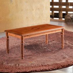 שולחן קפה סלון עץ וינטג'  120 ס"מ בעיצוב רטרו A923