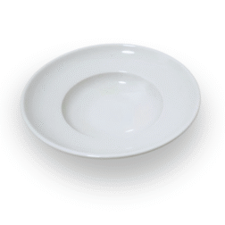Alternative view of צלחת מיני פסטה – פורצלן לבן - 13ס"מ או 15 ס"מ