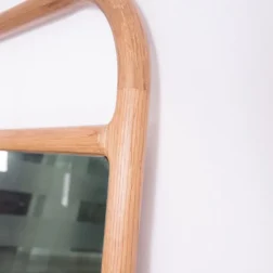 Alternative view of מראת גוף במסגרת אלון אמריקאי 180*3*80