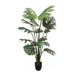 מונטסרה דקורטיבית מלאכותית – 1.2 מטר של עיצוב טרופי