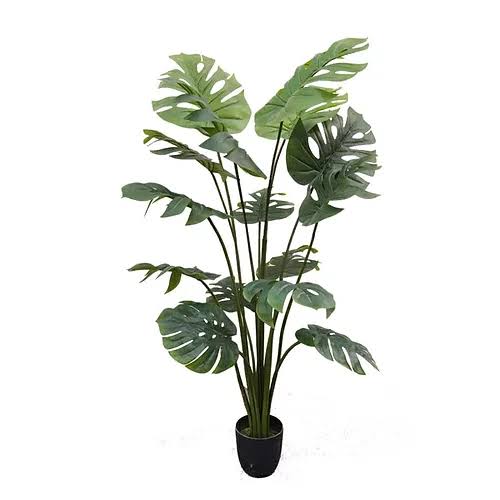 מונטסרה דקורטיבית מלאכותית – 1.2 מטר של עיצוב טרופי