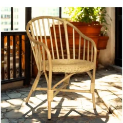 כיסא גינה / פינת אוכל מראטן דגם VAMOOSE