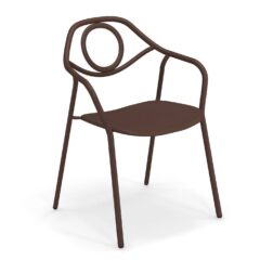 כיסא גינה מעוצב EMU ITALY דגם ZAHIR חום ברונזה